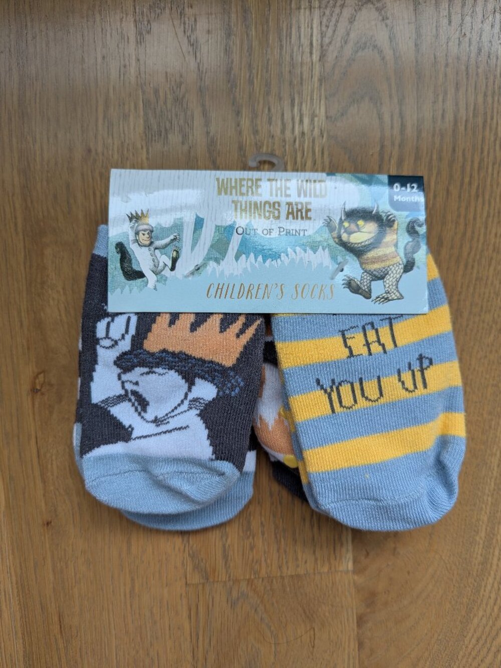 Out of Print Where the Wild Things Are Socks 0-12M